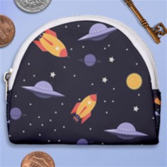 Cosmos Horseshoe Style Canvas Pouch