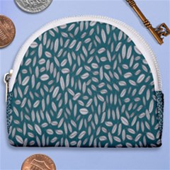 Leaves-012 Horseshoe Style Canvas Pouch