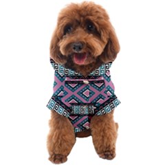 Pink Pattern Design Vintage Dog Coat