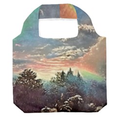 Abstract Art Psychedelic Arts Experimental Premium Foldable Grocery Recycle Bag