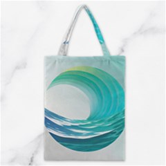Tsunami Tidal Wave Wave Minimalist Ocean Sea Classic Tote Bag