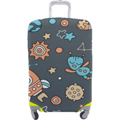 Space-seamless-pattern Luggage Cover (large)