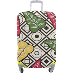 Leaves Foliage Batik Seamless Luggage Cover (large)