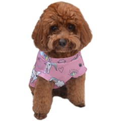 Cute-unicorn-seamless-pattern Dog T-shirt
