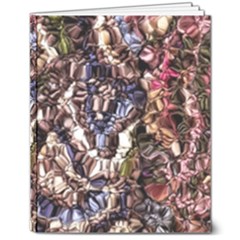 Melting Stitches 8  X 10  Hardcover Notebook