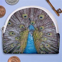 Peacock-feathers2 Horseshoe Style Canvas Pouch