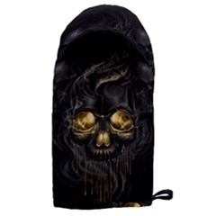 Art Fiction Black Skeletons Skull Smoke Microwave Oven Glove