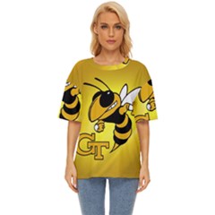 Georgia Institute Of Technology Ga Tech Oversized Basic T-shirt