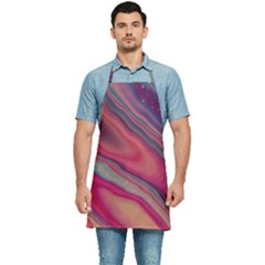 Stars Shimmering Galaxy Ocean Kitchen Apron