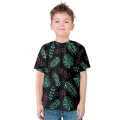 Mixed-background-patterns Kids  Cotton T-shirt