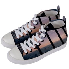 Shibuyasky Shibuya Tokyo Japan Women s Mid-top Canvas Sneakers