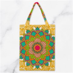 Mandala Patterns Yellow Classic Tote Bag