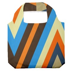 Pattern Triangle Design Repeat Premium Foldable Grocery Recycle Bag
