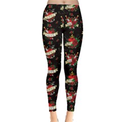 Fake Tattoos Black Love Leggings 