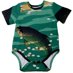 Japanese Koi Fish Baby Short Sleeve Bodysuit