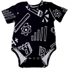 Knowledge Drawing Education Science Baby Short Sleeve Bodysuit