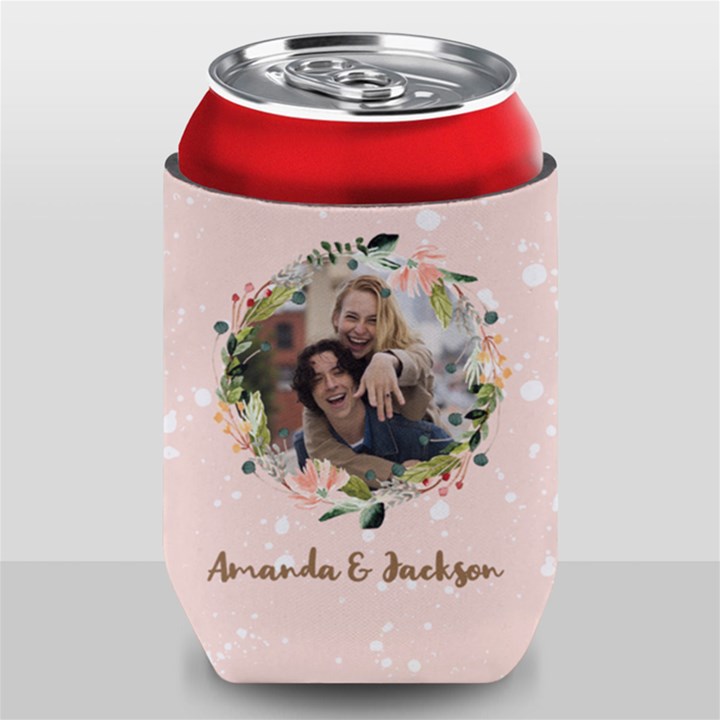 Personalized Couple Name Can Cooler Can Cooler