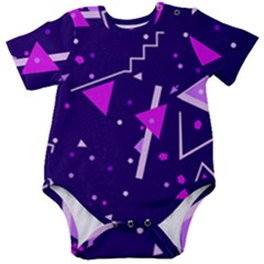 Triangles, Triangle, Colorful Baby Short Sleeve Bodysuit