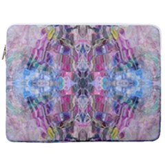 Abstract Kaleidoscope 17  Vertical Laptop Sleeve Case With Pocket