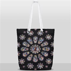 Photo Chartres Notre Dame Full Print Rope Handle Tote (small)