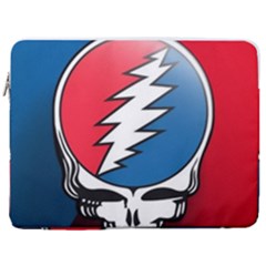 Grateful Dead Big Skull 17  Vertical Laptop Sleeve Case With Pocket
