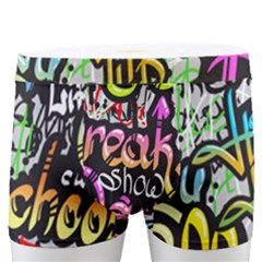Graffiti Word Seamless Pattern Men s Boxer Briefs