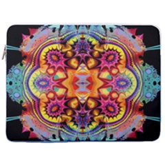 Blume Abstrakt 17  Vertical Laptop Sleeve Case With Pocket
