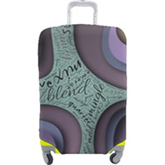 Converge Diverge Mingle Mix Divide Luggage Cover (large)