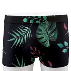 Tropical Leaves Pattern Men s Boxer Briefs