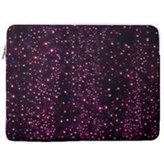 Glitter Light Lights Pastel Pattern Style Texture 17  Vertical Laptop Sleeve Case With Pocket