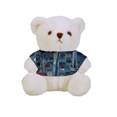 Art Cityscape Japanese Full Print Cuddly Teddy Bear