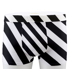 Stripes Monochrome Pattern Men s Boxer Briefs