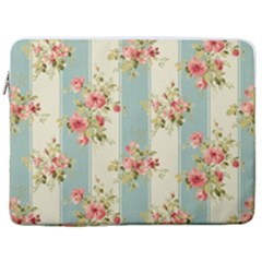 Stripes, Rose,  Texture, Flower, Paper 17  Vertical Laptop Sleeve Case With Pocket