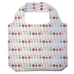 Wine Glass Pattern Premium Foldable Grocery Recycle Bag