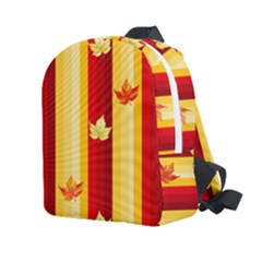 Autumn Fall Leaves Vertical Kids  Age 2-4 Lightweight Preschool Backpack