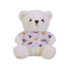 Seamless Dino Pattern Full Print Cuddly Teddy Bear