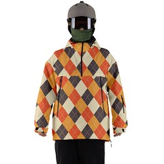 Halloween Argyle Pattern  Men s Ski And Snowboard Waterproof Breathable Jacket