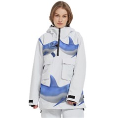 Vooo Women s Pullover Zip Ski And Snowboard Waterproof Breathable Jacket