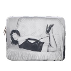 Betty Page Bdsm 14  Vertical Laptop Sleeve Case With Pocket