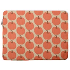 Cute Pumpkin 17  Vertical Laptop Sleeve Case With Pocket