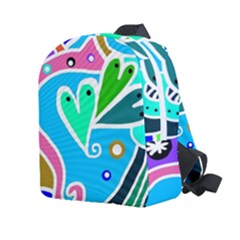 Crazy Pop Art - Doodle Hearts  Kids  Age 2-4 Lightweight Preschool Backpack
