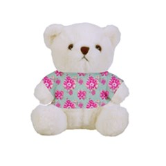 Retro 1880s Flowers Pattern 11 Full Print Cuddly Teddy Bear