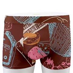 Sweet Food Seamless Pattern Men s Boxer Briefs