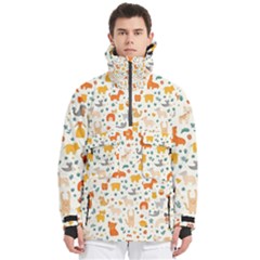 Pet Animal 04 Men s Pullover Zip Ski And Snowboard Waterproof Breathable Jacket