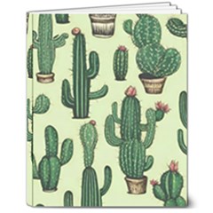 Cactus  8  X 10  Hardcover Notebook