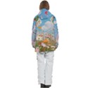 Personalized Colorful Flower Logo Any Text Name Women s Pullover Zip Ski and Snowboard Waterproof Breathable Jacket View4