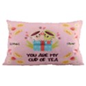 Custom You Are My Cup of Tea Couple Name 16 x24  Lumbar Throw Cushion Case (Two Sides) View2