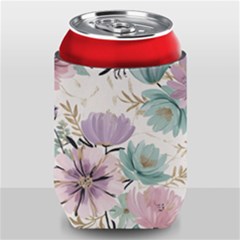 Flowers Pattern Floral Can Holder