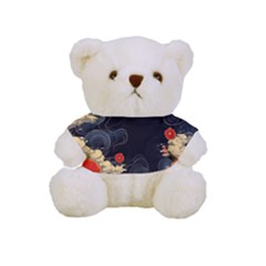 Korean Art Flowers Asian Pattern Full Print Cuddly Teddy Bear