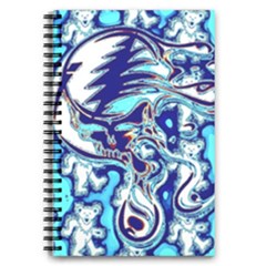 Trippy Dippy Bears Blue Dancing Greatful Dead Skull Steal Your Face Notebooks